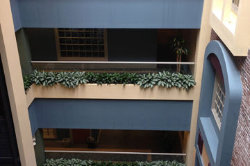 An image of the Thayer Building's atrium